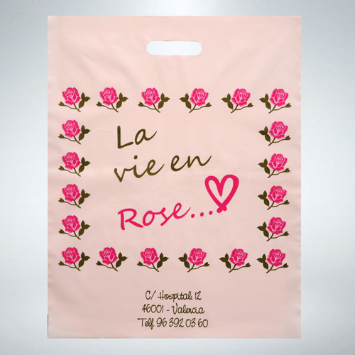 Bolsa de asa troquelada