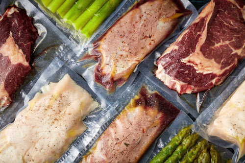 Bolsas de vacío para alimentación