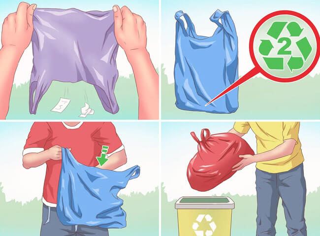 Reciclado de bolsas plásticas